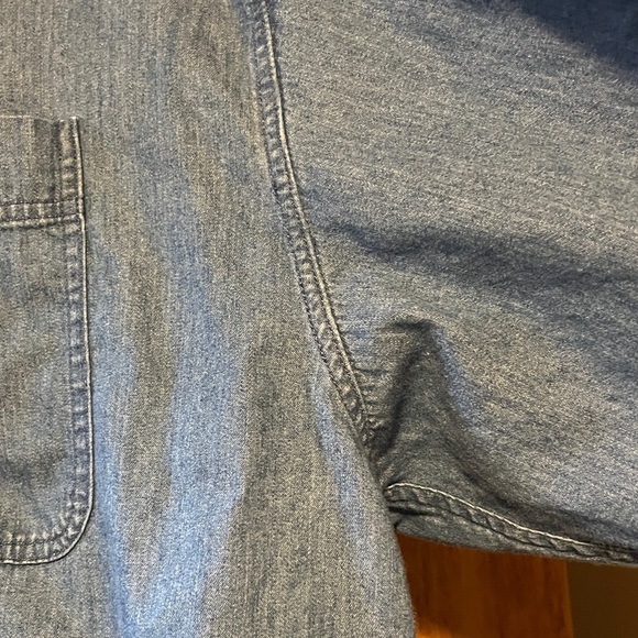 Men's Cardinal Denim Button-Down Shirt - Picture 10 of 13